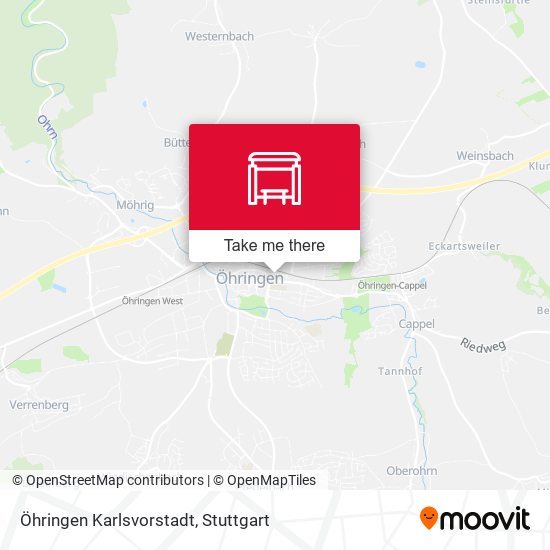 Карта Öhringen Karlsvorstadt