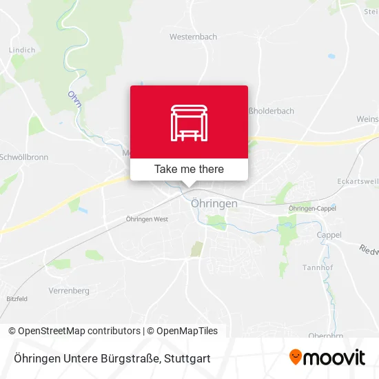 Карта Öhringen Untere Bürgstraße