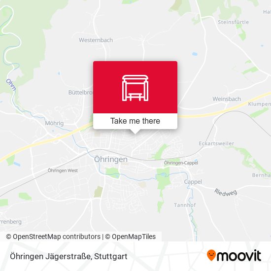 Карта Öhringen Jägerstraße