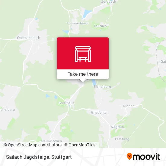 Карта Sailach Jagdsteige