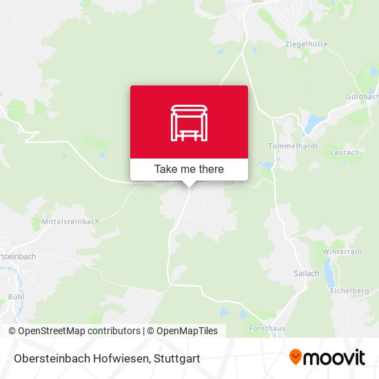 Obersteinbach Hofwiesen map
