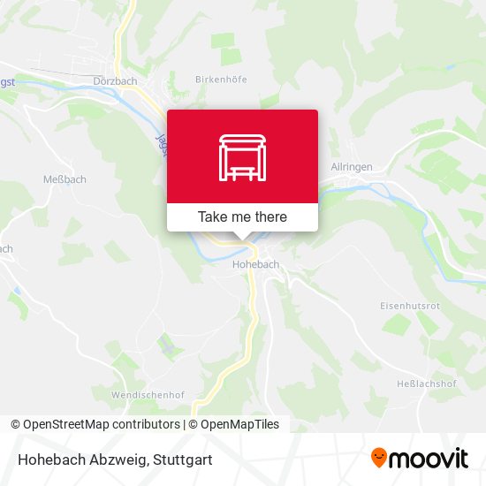 Карта Hohebach Abzweig