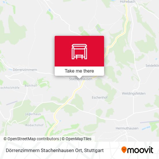 Dörrenzimmern Stachenhausen Ort map