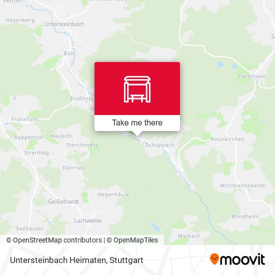 Untersteinbach Heimaten map