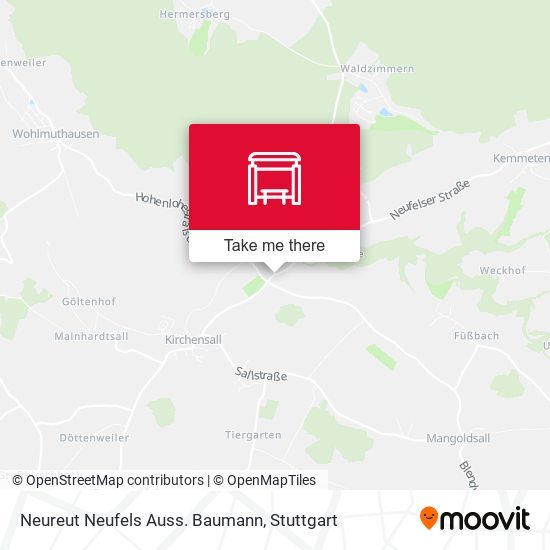 Карта Neureut Neufels Auss. Baumann