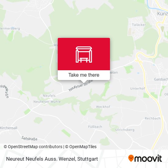 Neureut Neufels Auss. Wenzel map