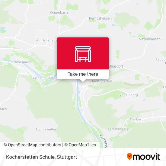 Карта Kocherstetten Schule