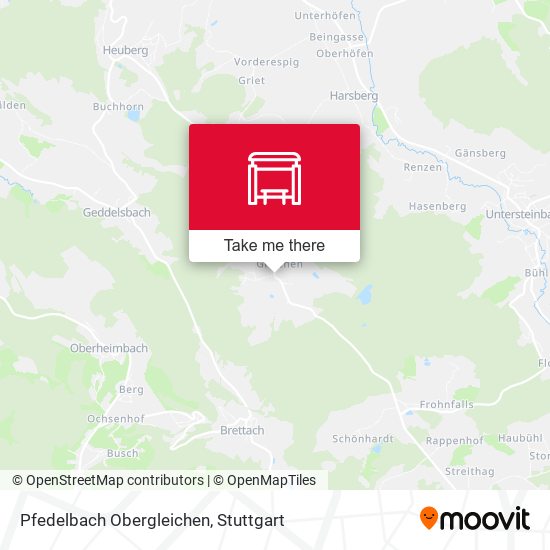 Pfedelbach Obergleichen map