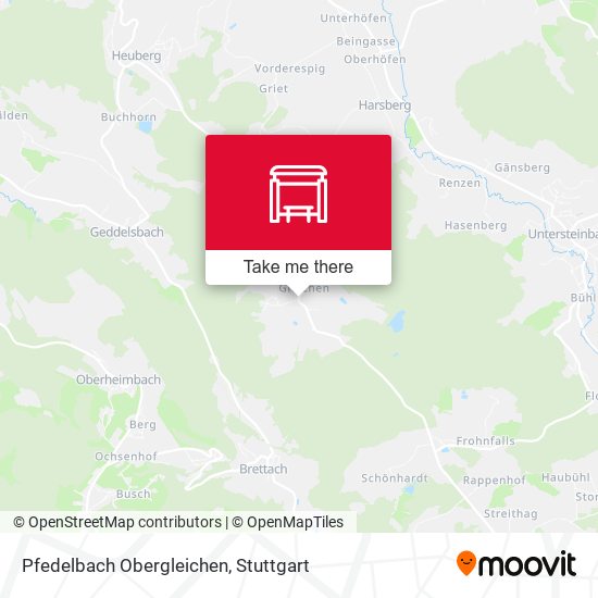 Pfedelbach Obergleichen map