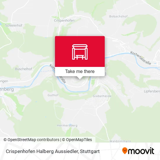 Карта Crispenhofen Halberg Aussiedler