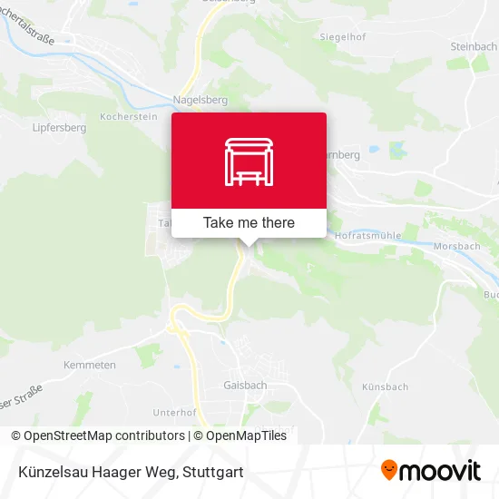 Карта Künzelsau Haager Weg