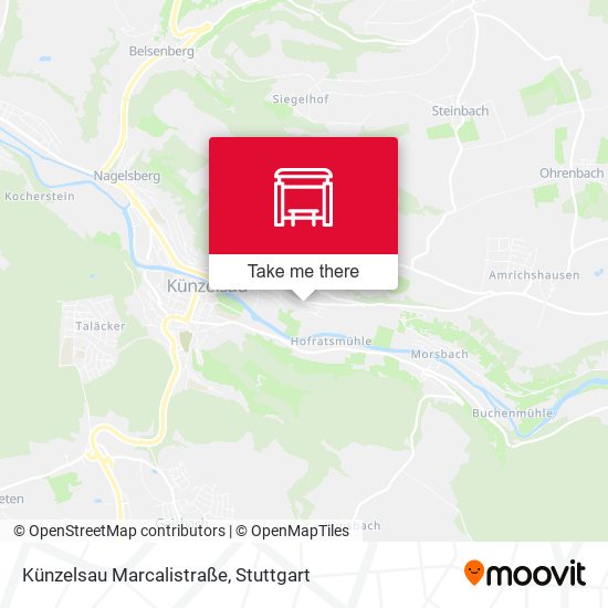 Künzelsau Marcalistraße map