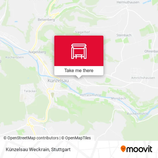 Карта Künzelsau Weckrain