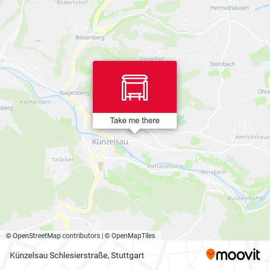 Карта Künzelsau Schlesierstraße