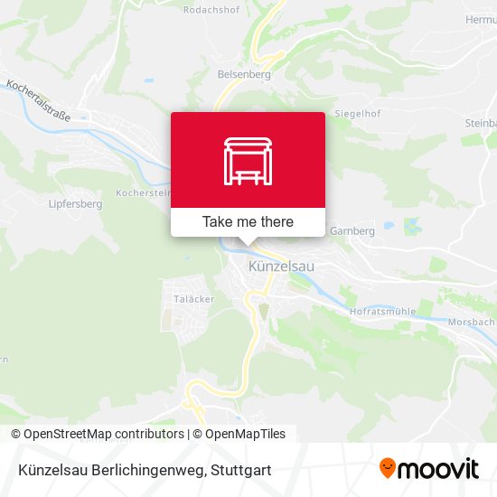 Künzelsau Berlichingenweg map