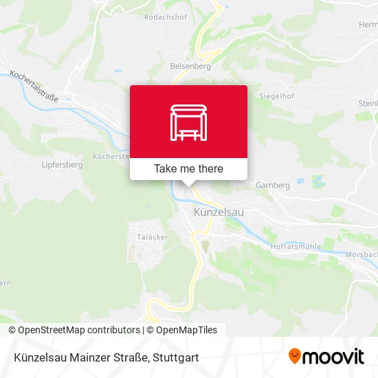 Карта Künzelsau Mainzer Straße