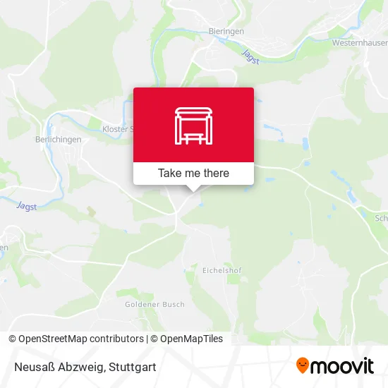 Карта Neusaß Abzweig