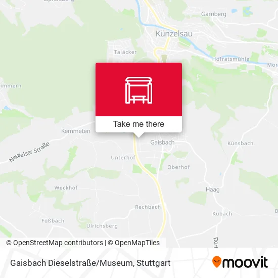 Карта Gaisbach Dieselstraße/Museum