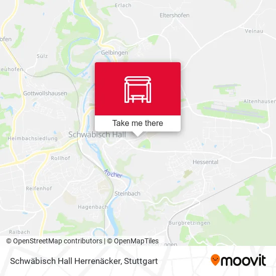 Карта Schwäbisch Hall Herrenäcker