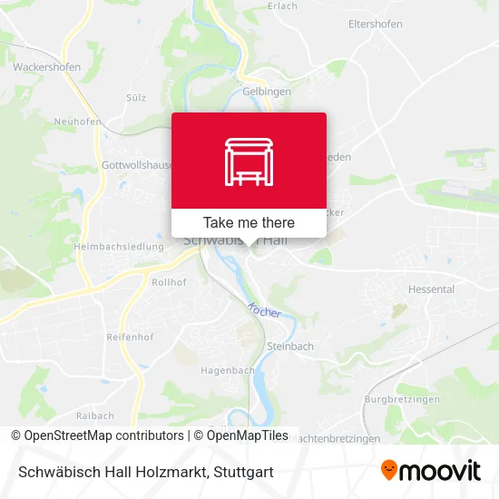 Карта Schwäbisch Hall Holzmarkt