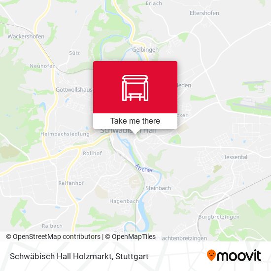 Schwäbisch Hall Holzmarkt map