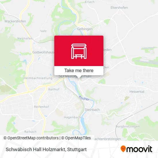 Карта Schwäbisch Hall Holzmarkt