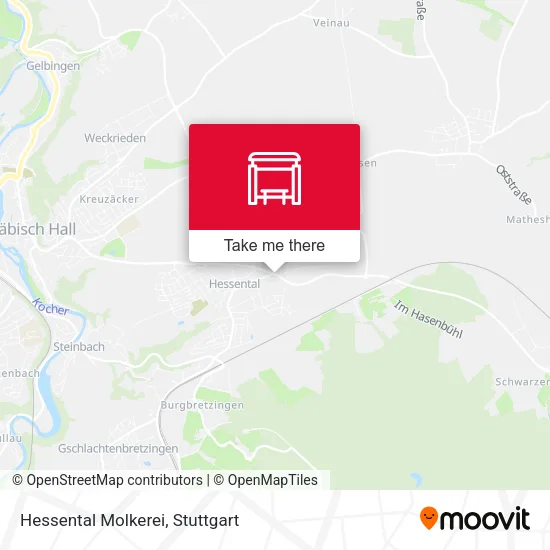 Карта Hessental Molkerei