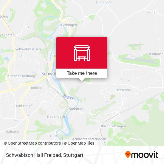 Schwäbisch Hall Freibad map