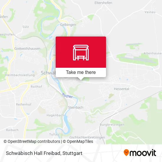 Карта Schwäbisch Hall Freibad