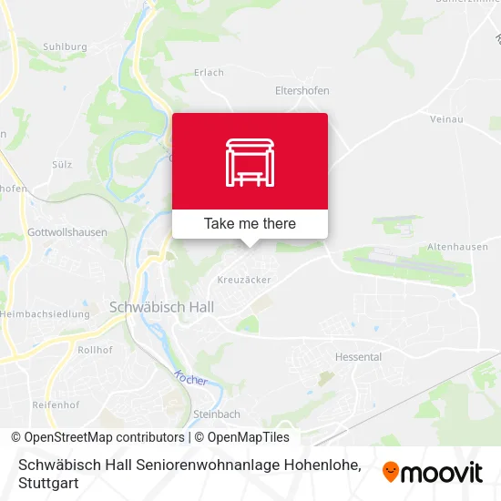 Карта Schwäbisch Hall Seniorenwohnanlage Hohenlohe