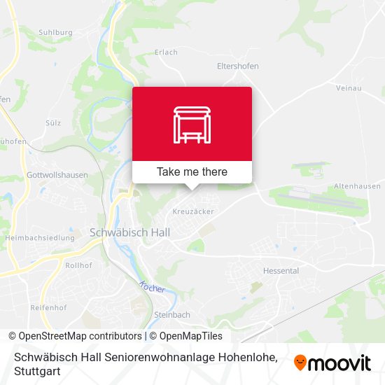 Карта Schwäbisch Hall Seniorenwohnanlage Hohenlohe