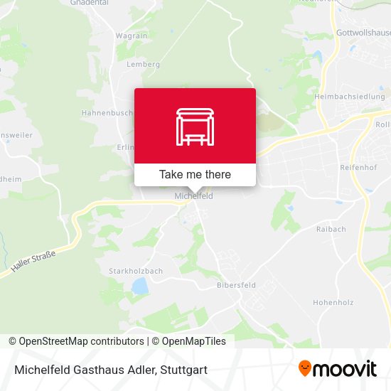 Карта Michelfeld Gasthaus Adler