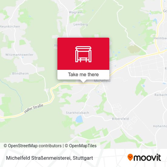 Карта Michelfeld Straßenmeisterei