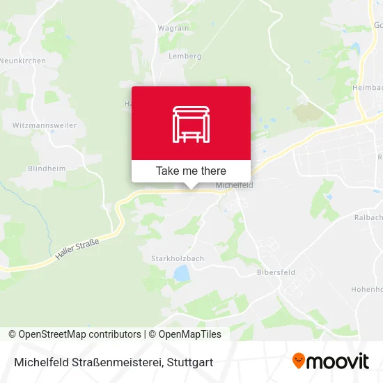 Карта Michelfeld Straßenmeisterei