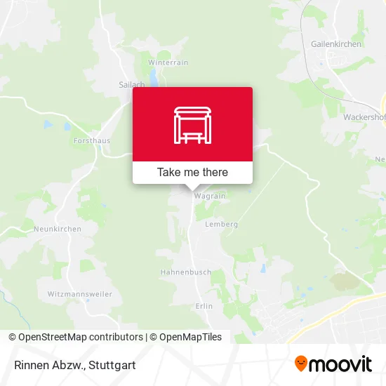 Карта Rinnen Abzw.