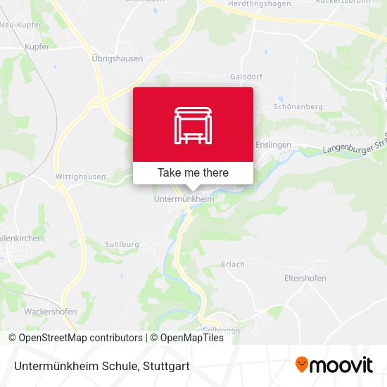 Untermünkheim Schule map