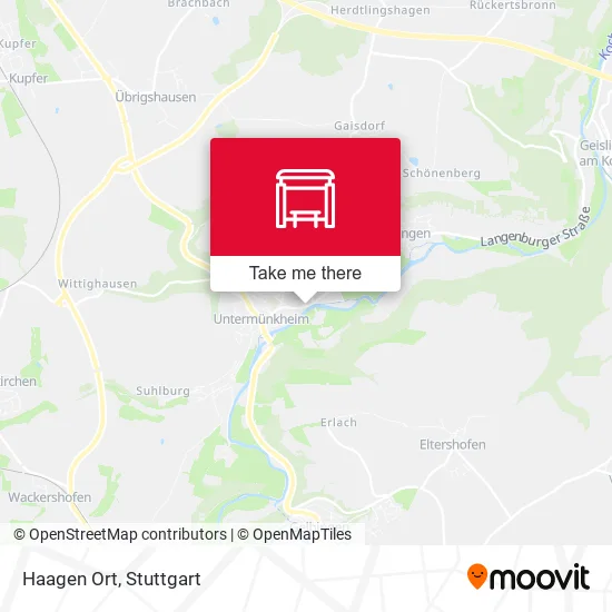 Карта Haagen Ort