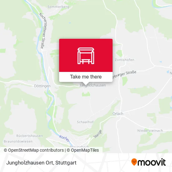 Карта Jungholzhausen Ort
