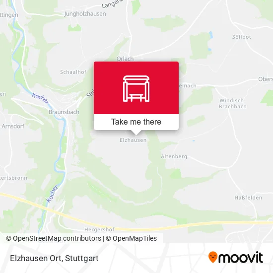 Карта Elzhausen Ort