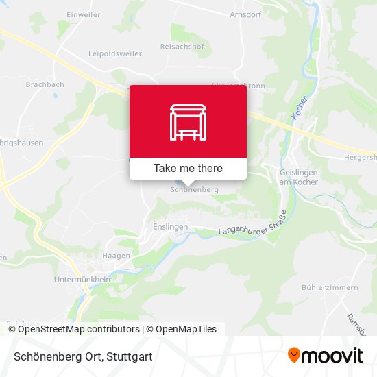 Карта Schönenberg Ort
