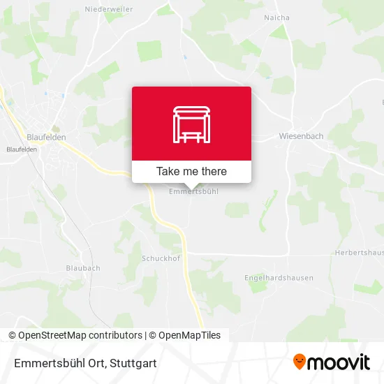 Карта Emmertsbühl Ort