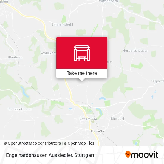 Карта Engelhardshausen Aussiedler