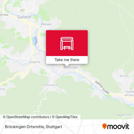 Карта Bröckingen Ortsmitte