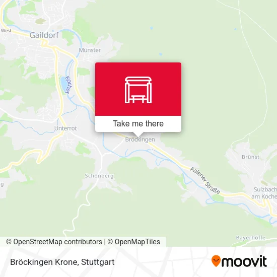 Карта Bröckingen Krone
