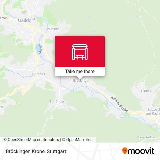 Bröckingen Krone map