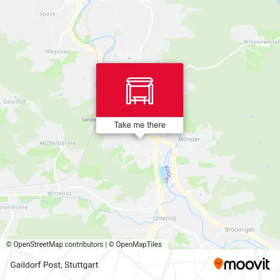 Карта Gaildorf Post