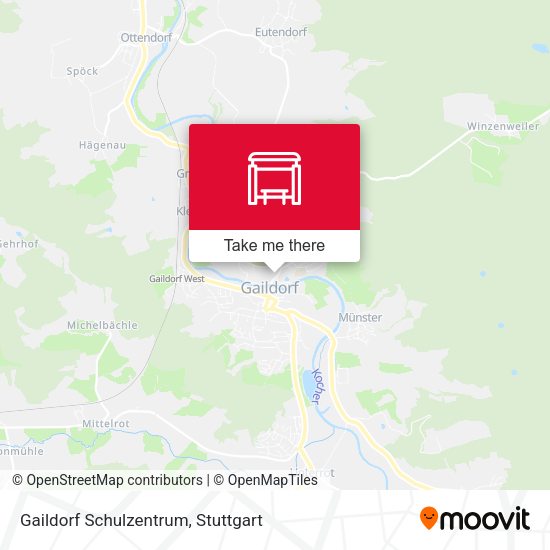 Gaildorf Schulzentrum map