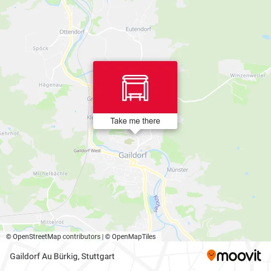 Карта Gaildorf Au Bürkig