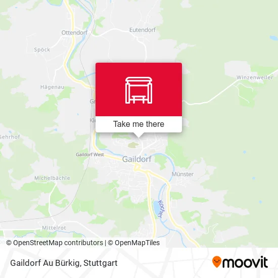 Карта Gaildorf Au Bürkig