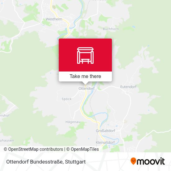 Ottendorf Bundesstraße map